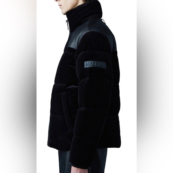 Mackage Mens Rocco Corduroy Down Jacket Sz 44/L - Picture 3 of 10